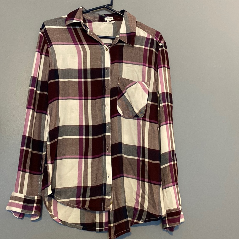 Garage Oversized Flannel Shirt